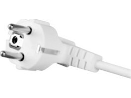 3-Polet Tilslutningsstik Med Kabel 3X1 Omy 3 M Hvid