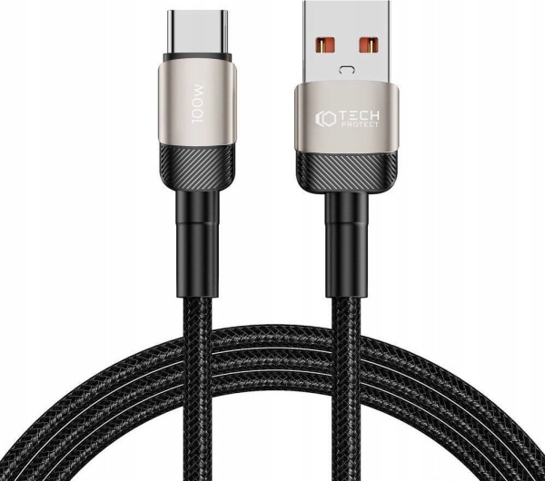 Usb-Kabel Tech-Protect Usb-C Til Usb-C 2 M Sort (5906203690756)