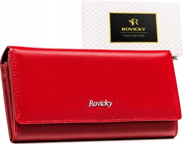 Rovicky Stor damepung i naturligt og miljøvenligt læder - Rovicky NoSize