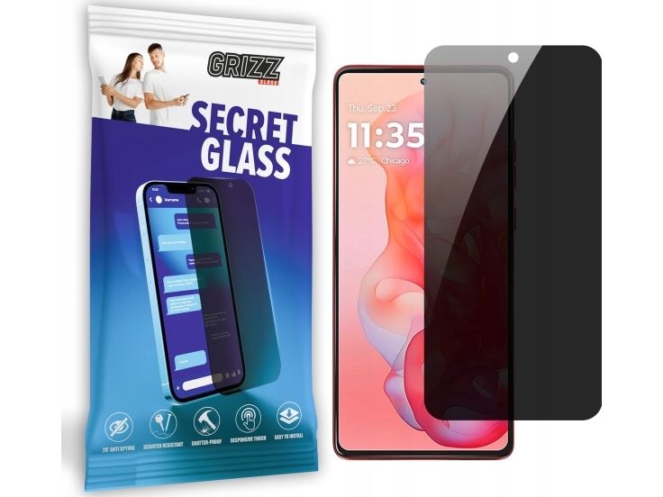 Grizzglass Secretglass Privatlivsglas Til Motorola Moto G Stylus 5G 2024