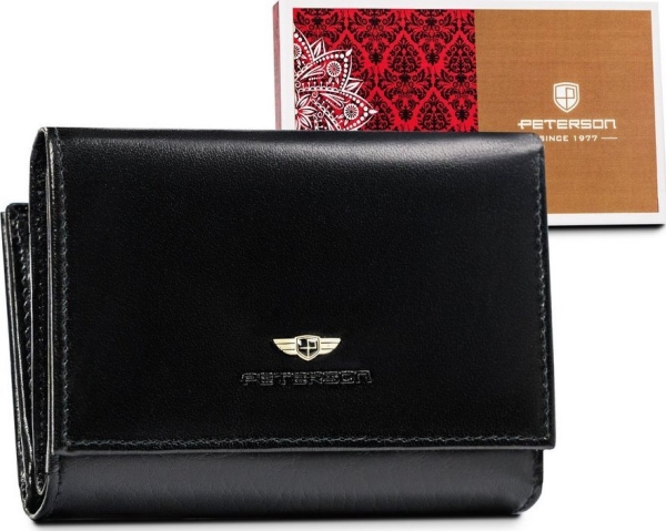 Peterson Elegantti naisten luonnon nahkainen lompakko Peterson NoSize