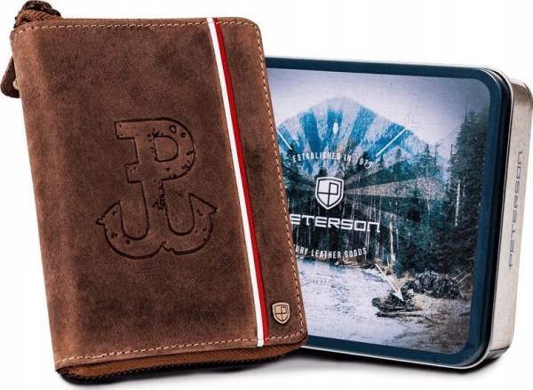 Peterson Large læderpung til mænd med RFID Peterson NoSize