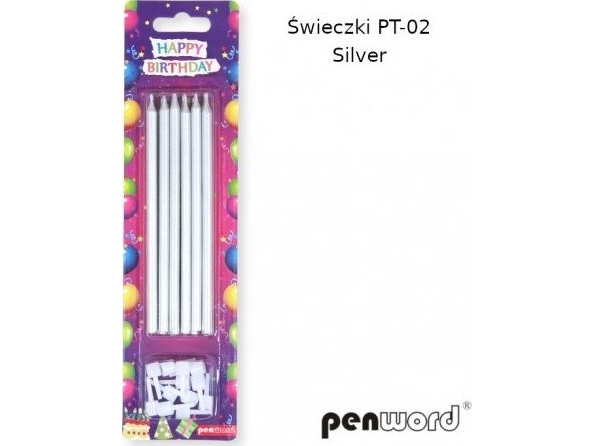 Penword BIRTHDAY CANDLES PT-02 SILVER Penword