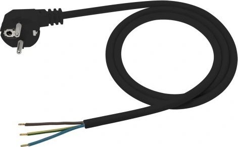 Un Przew... Anschlusskabel Mit Stecker, 3*1 Omy Ø 5 M, Schwarz