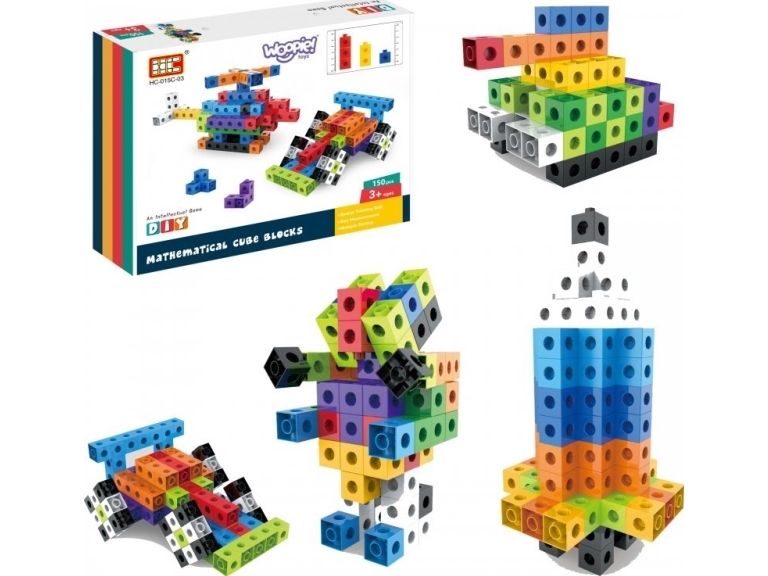 WOOPIE 3D konstruktoriai kuubai 150 vnt.