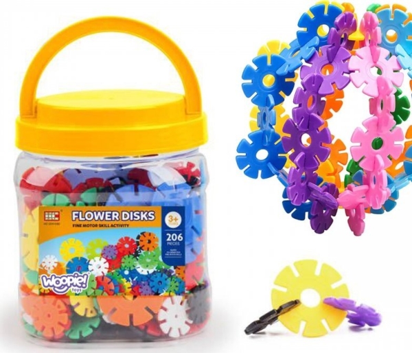 WOOPIE Konstrukciniai Blokai Wafliai 206 el.