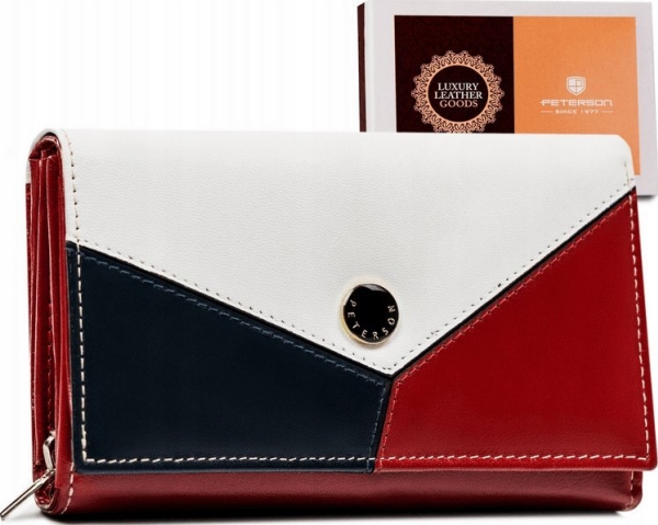 Peterson Naisten keskikokoinen nahkainen lompakko Peterson NoSize