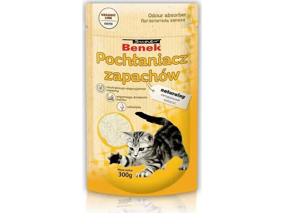 Super Benek doftabsorberande katt 300 g | Sällskapsdjur - Katt - Kattsand och annat strö | GameStuff
