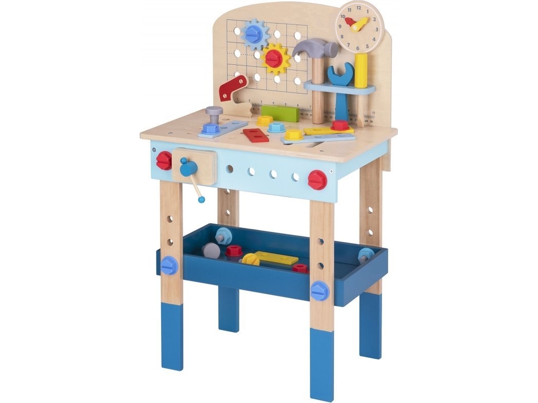 Tooky Toys Medinis meistravimo stalas dirbtuvės TOOKY TOY