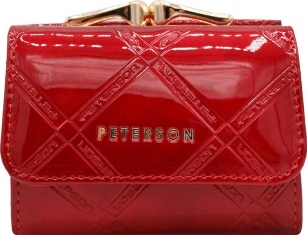 Peterson lille læderpung til kvinder med øreorm og snaplukning - Peterson NoSize