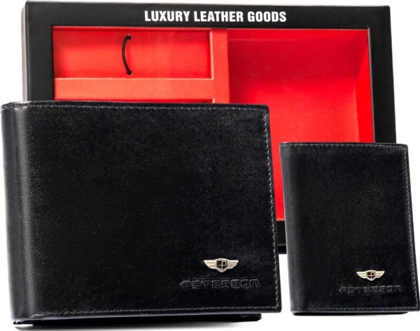 Peterson-gave: Elegant læderpung, kortholder og nøglering Lumarko!
