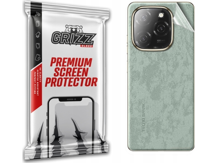 Grizzglass Folia Na Tył Grizzglass Satinskin Do Tecno Spark 20 Pro 5G
