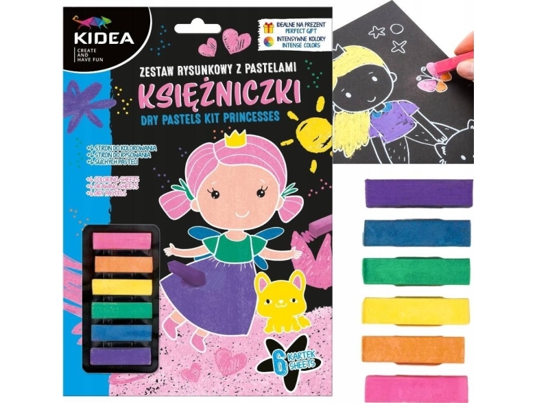 Derform ZEST RYSUNK PASTELE KSIEZNICZKA 180X260 KIDEA BC