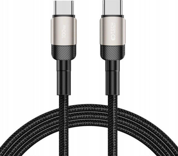 Tech-Protect Usb-C Til Usb-C Kabel 2 M Sort