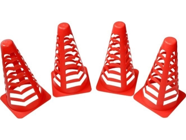 Master Pachołki do Piłki Nożnej Ćwiczeń Treningu MASTER 4 sztuki 22 cm | Sport & Träning - Sportutrustning - Handboll | GameStuff