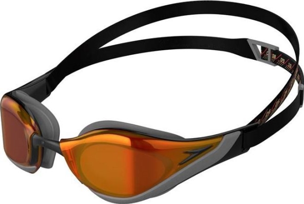 Speedo Elite svømmebriller - Fastskin Pure Focus Mirror - Sort/rød