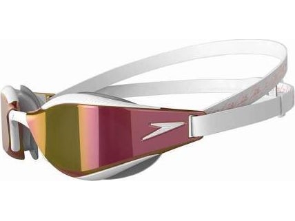 Speedo Elite svømmebriller - Fastskin Hyper Elite Mirror - Guld/hvid