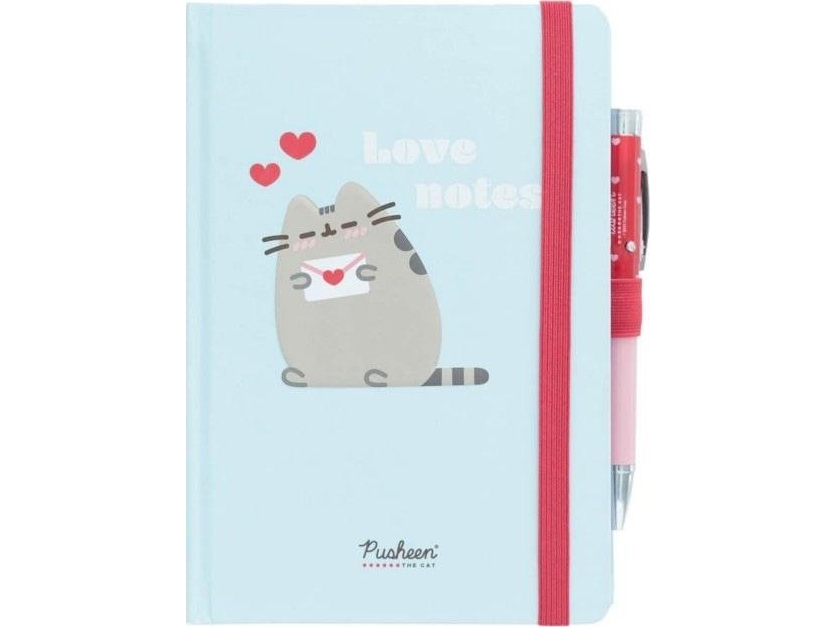 Pusheen Pusheen - Notanik + Taschenlampe Stift Aus Der Purrfect Love Kollektion