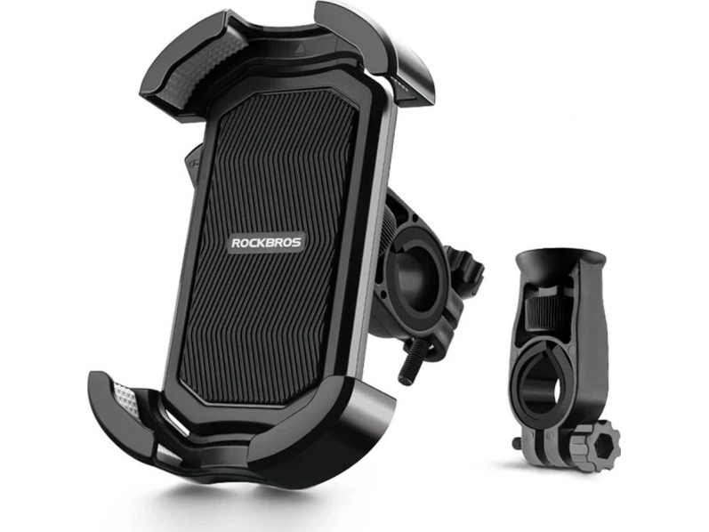 RockBros Telefonhållare Rockbros 25210032001 för cykelstyren - svart | Cykling - Cykelutrustning - Handtag och grepp | GameStuff