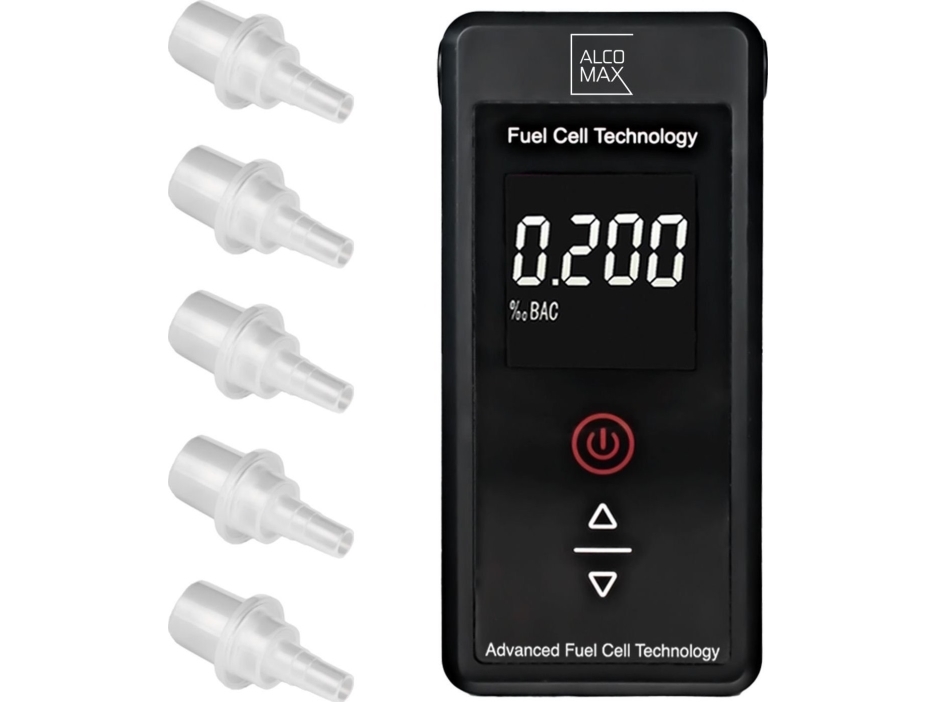 Meteo Breathalyser AX7 elektrokemisk med PLATINUM 5000-målinger uden kalibrering