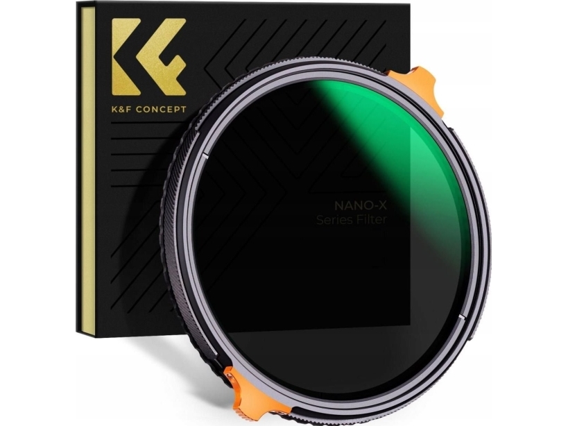 K&F Hybridfilter 2-In-1 58 Mm Cpl-Polfilter + Grauer Fader Nd4-Nd64 Kf01.1913