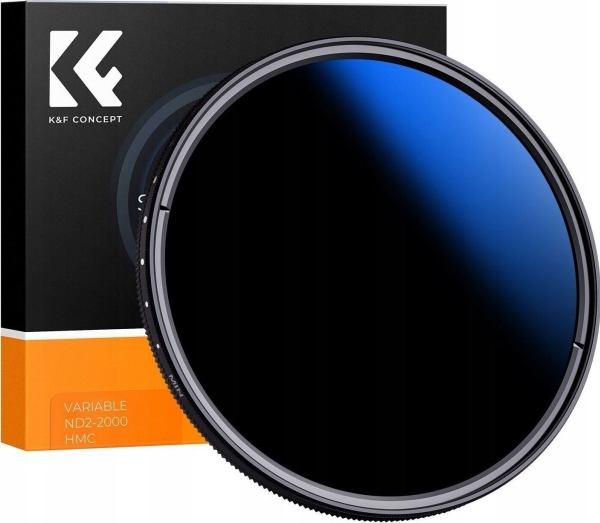 K&F Concept Nd2-Nd2000 Nano-C Nd-Filter 77 Mm Grå Variabel (Kf01.2446)