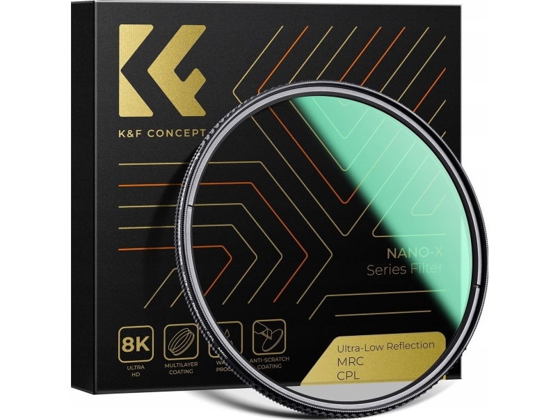 K&F Concept NANO-X CPL polarisationsfilter 55 mm