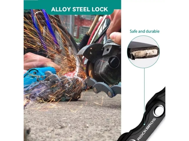RockBros WD795 avaimella taittuva polkupyörän lukko - lajittelu