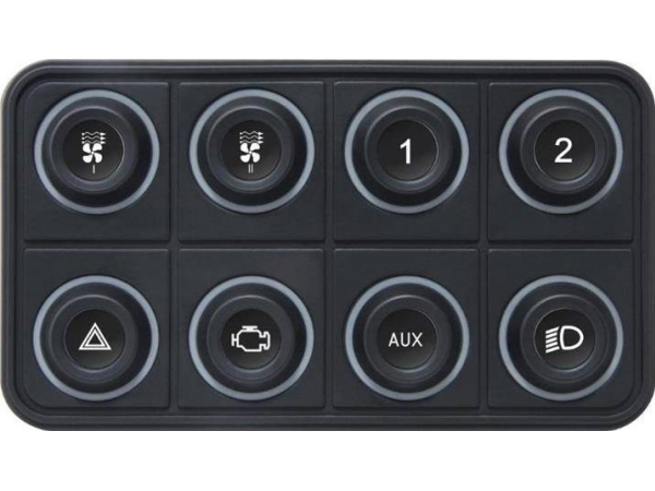 Ecumaster Ecumaster Can Bus-Tastatur - 8-Polig Rgb