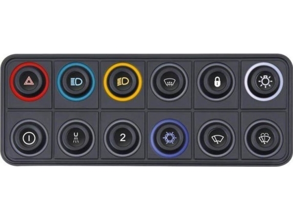 Ecumaster Can Bus-Tastatur - 12 Positioner Rgb