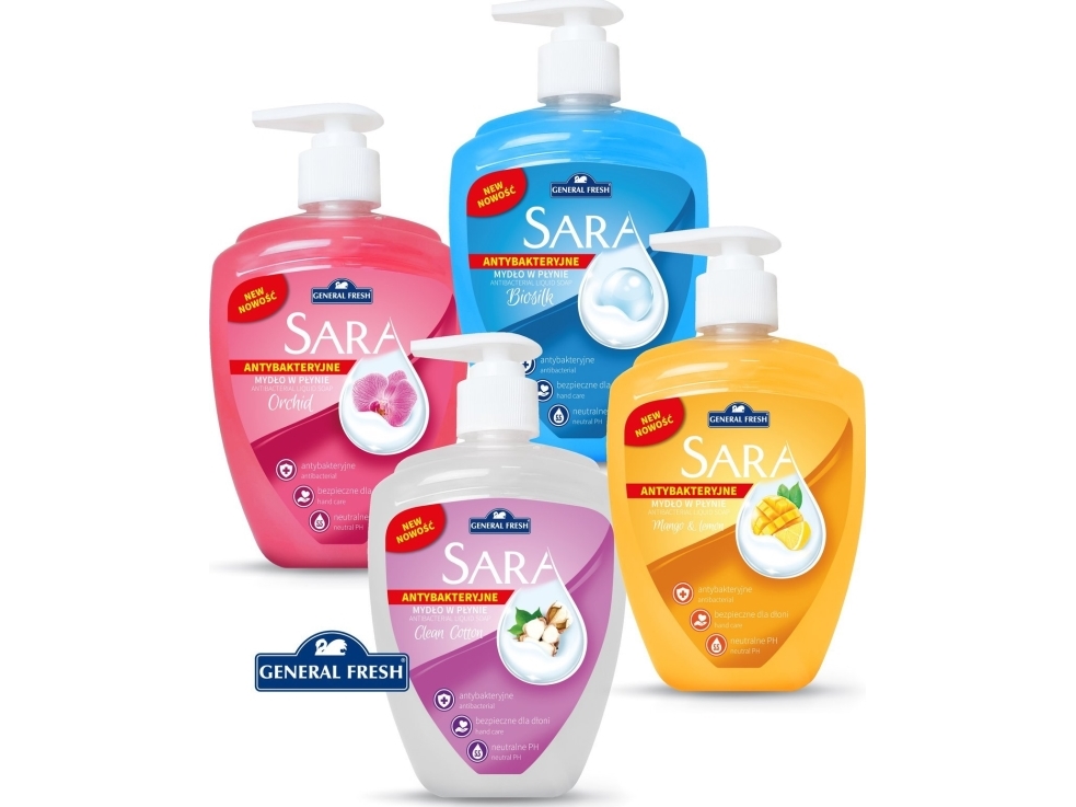 Sara Sara Flüssigseife 500Ml Biosilk