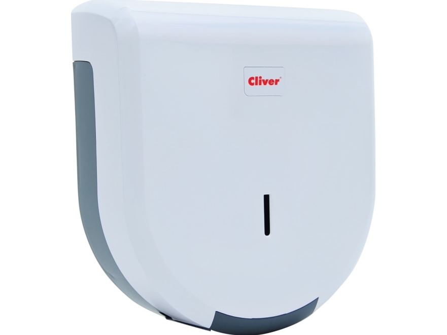 Cliver dispenser til toiletpapir Cliver hvid-grå