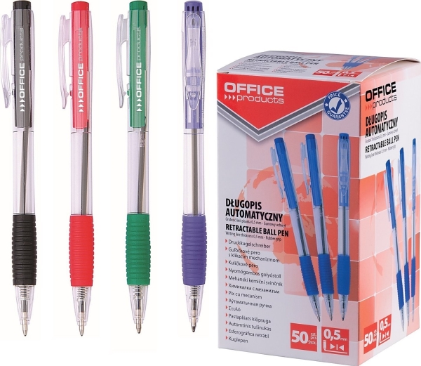 Office Products Kuglepenne 0,7 Mm Blå (50), Blå