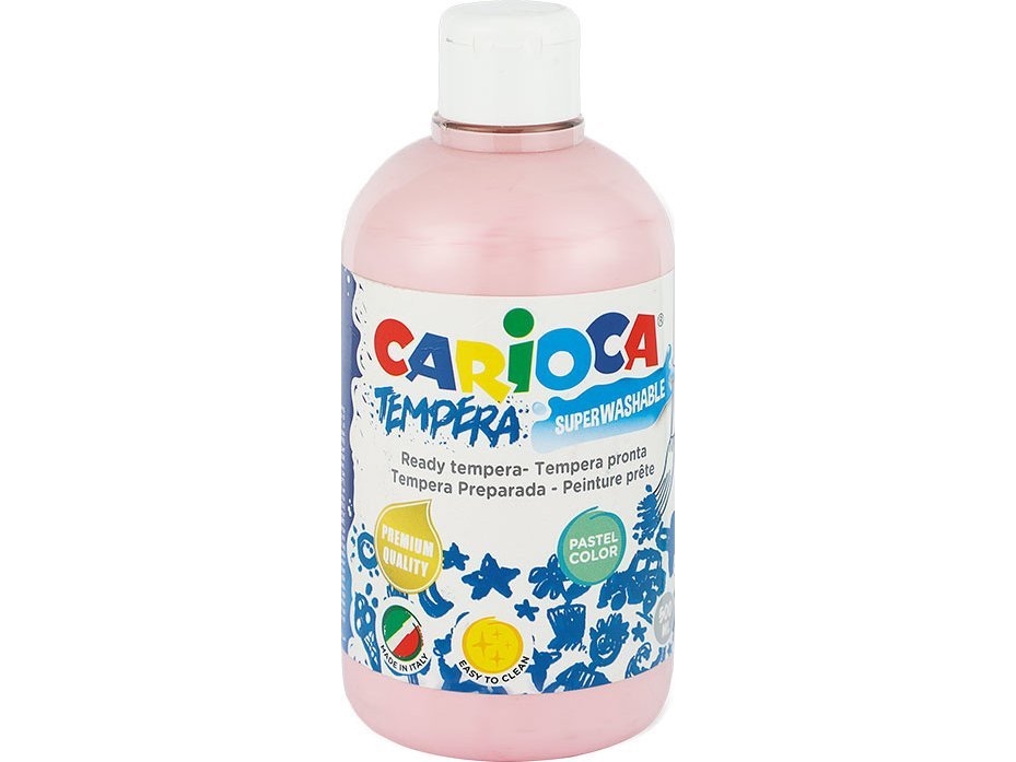 Carioca temperafärg Carioca 500ml pastellrosa, PASTEL PALE ROSE | Skola & Hobby - Konstmaterial - Akvareller och vattenfärger | GameStuff
