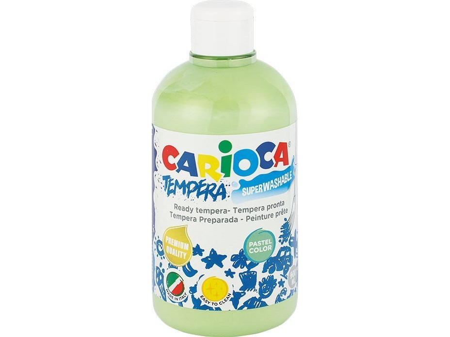 Carioca temperafärg 500ml pastellgrön, PASTELLGRÖN | Skola & Hobby - Konstmaterial - Akvareller och vattenfärger | GameStuff