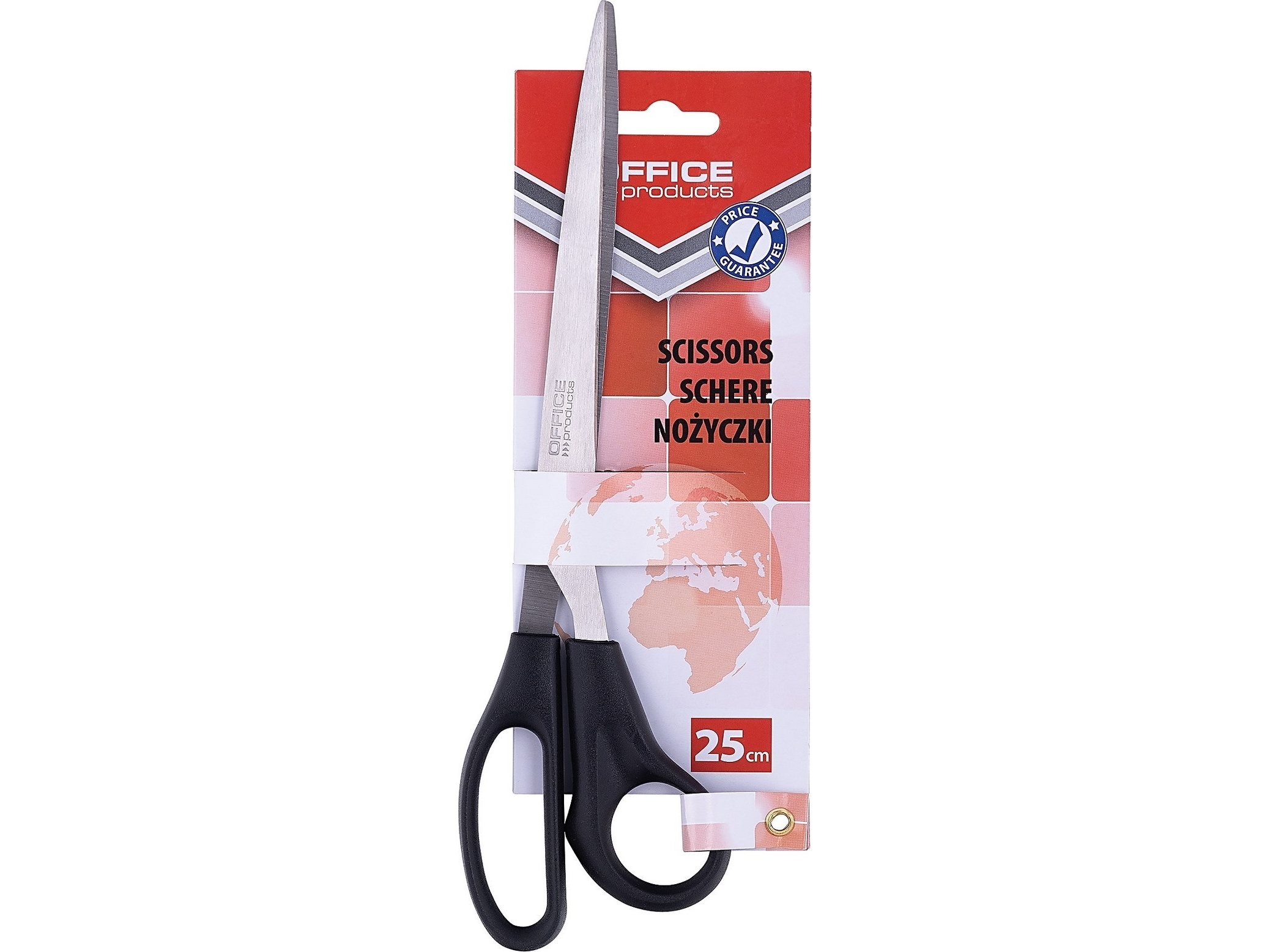 Office Products Skolesakse 25 Cm Sort