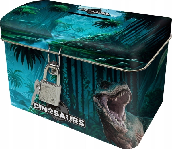 Sparbössa med DINOSAUR TRUNK motiv, 19 | Möbler - Tillbehör - Kassa och valuta tillbehör | GameStuff