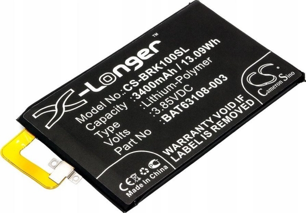 Cameron Sino Akku Bat63108-003 Tlp034e1to Blackberry Keyone Mercury Dtek70 / Cs-Brk100sl