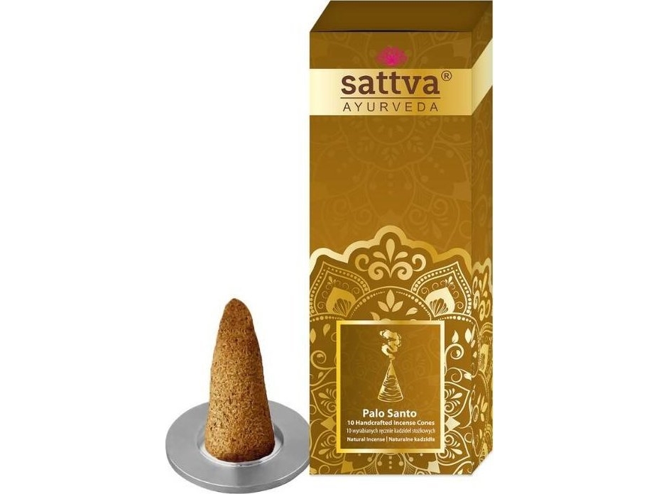 Sattva Sattva Incense Sticks Cones Kadzida Stokowe Palo Santo 10Szt