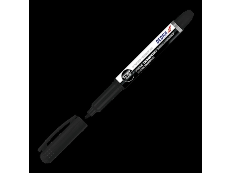 Dedra teknisk pen permanent svart 1 mm, 2 st | N - A | GameStuff
