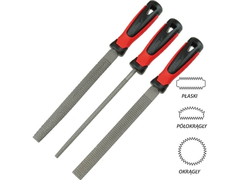 Dedra puurasvat litteät, puoliympyrät, pyöreät 200mm