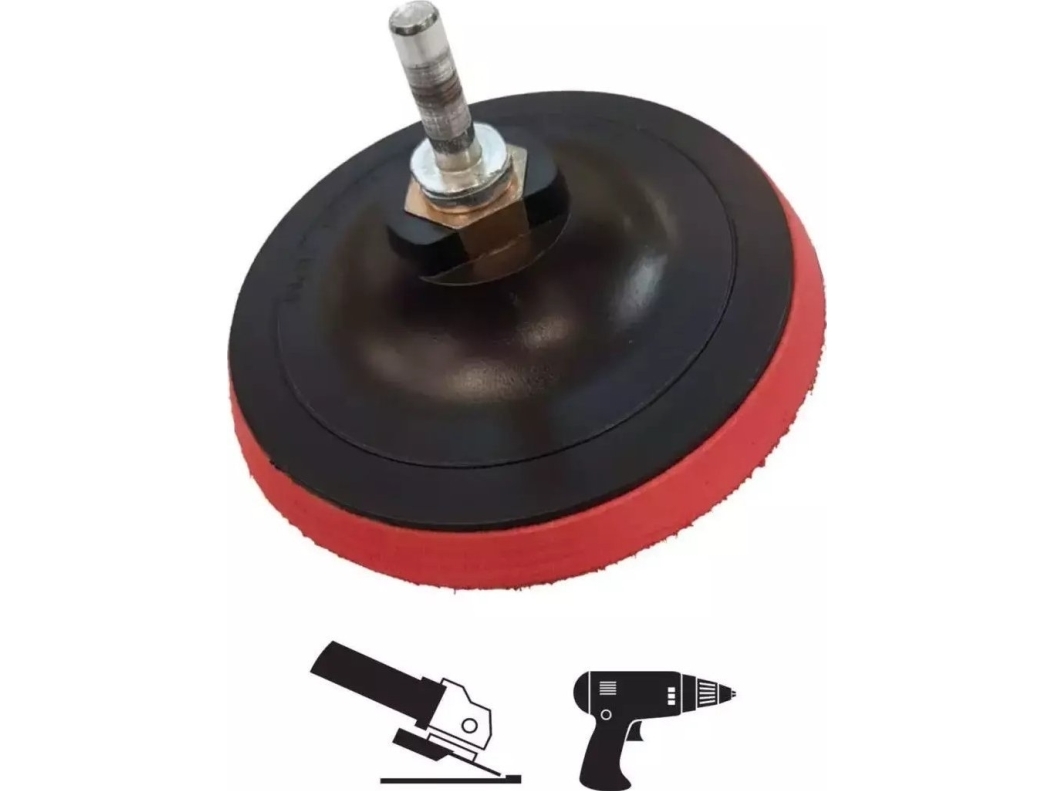 Dedra Velcro-Fastgørelsesskive M14, 100 Mm + Borestamme