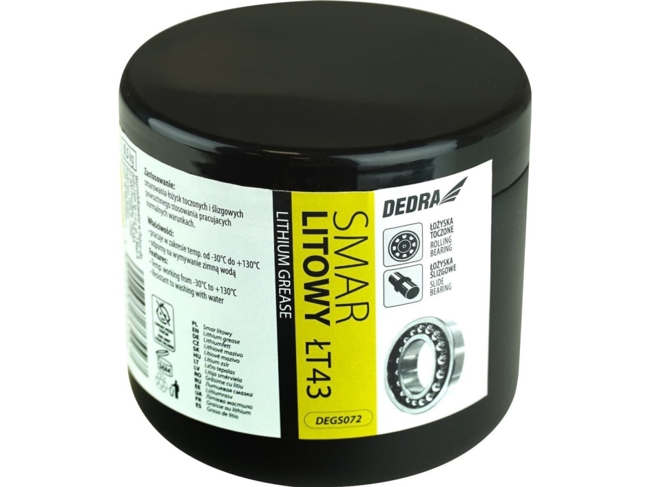 Dedra lithiumfedt £T 43 , 0,5 kg kasse