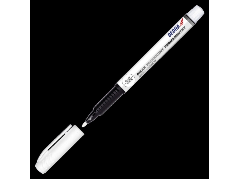 Dedra Permanent-Marker Technik Weiß 1 Mm