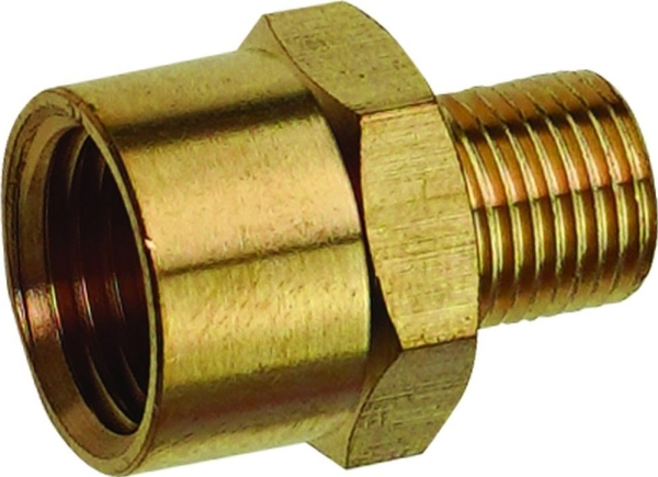 Dedra reduktion 1/8 udvendigt gevind (M) x 1/4 indvendigt gevind (F)