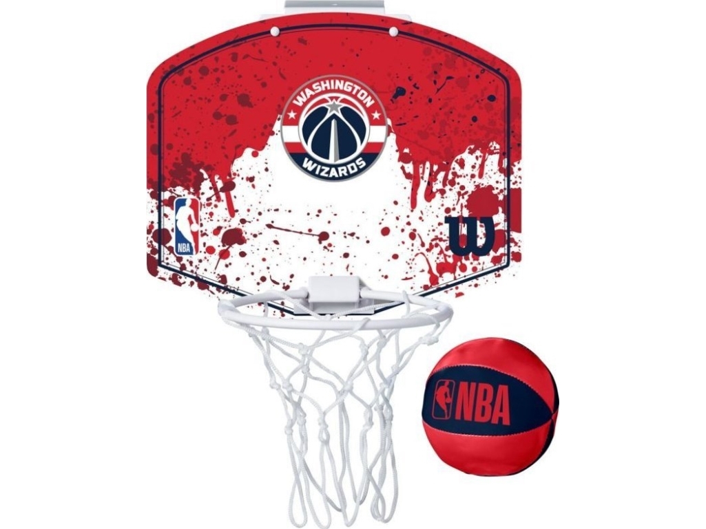 Wilson NBA Team Washington Wizards mini hoopsæt WTBA1302WAS - One size