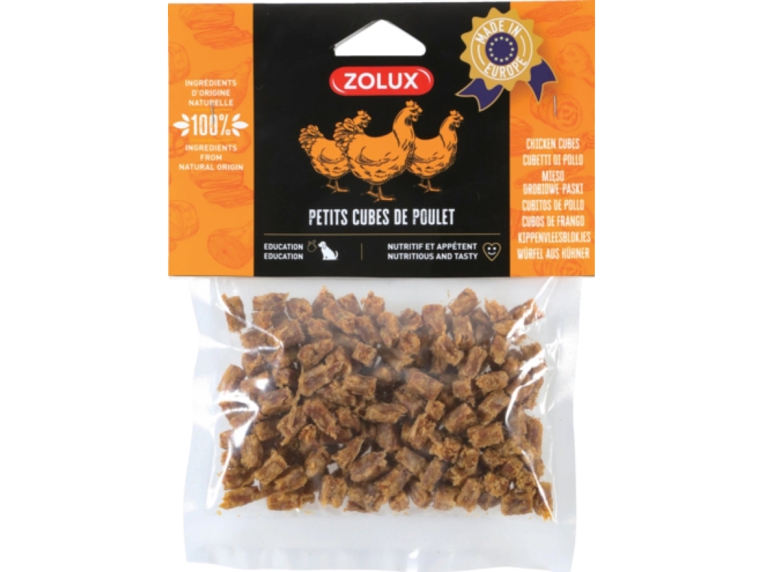 Zolux Hundesnack Hähnchenwürfel Klein 100 G