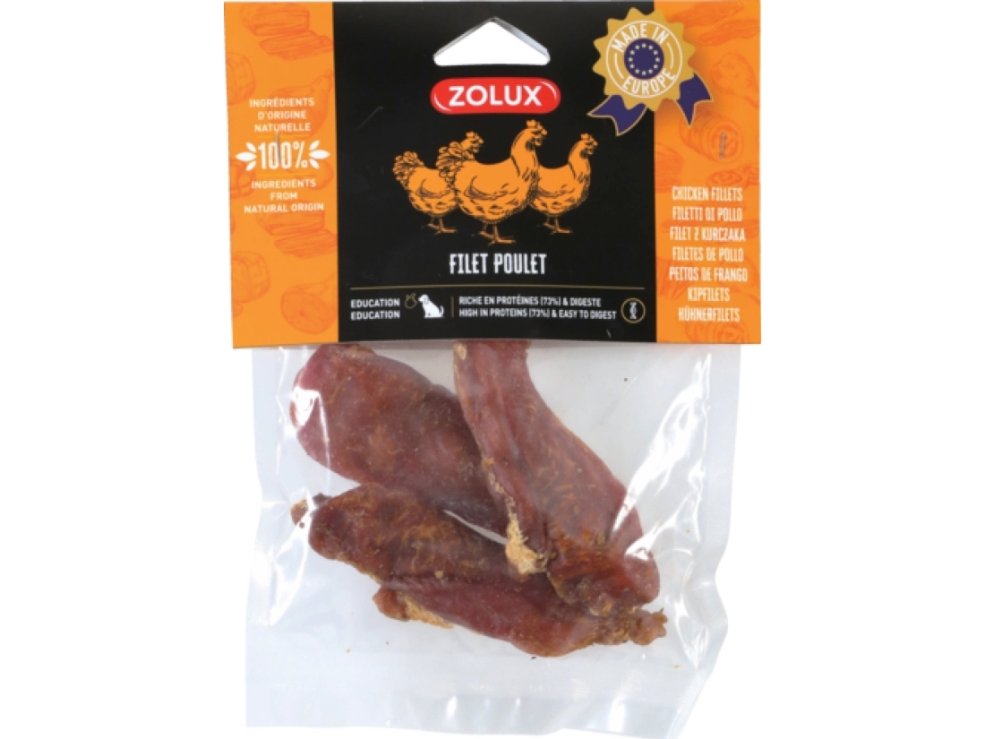 Zolux Zolux Naturlig Hundeleckerli Hühnerfilet 100 G