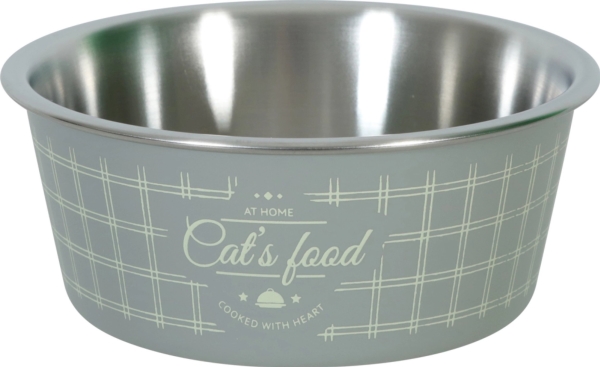 Zolux halkfri skål för katt FOOD, grå, 400 ml | Sällskapsdjur - Katt - Mat & vattenskålar för katten | GameStuff