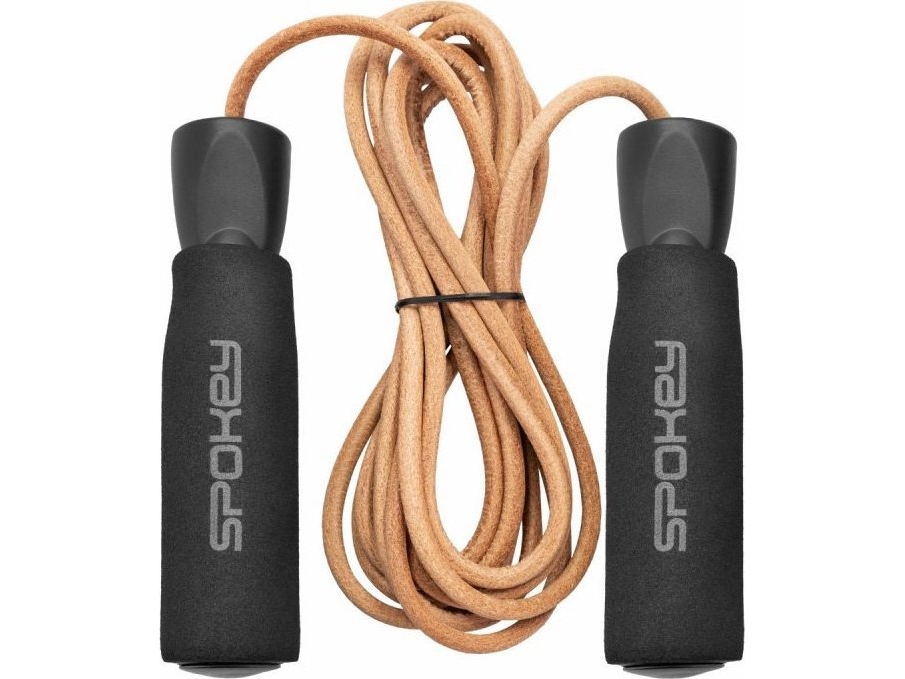 Urheilu hyppynaru Spokey Hyppynaru nahkanuoralla Spokey QUICK SKIP